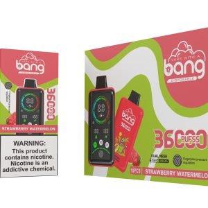 BANG KING 36000 REGULAREA TENSIUNII CU ECRAN MARE PUFFE Căpșuni-Pepene verde