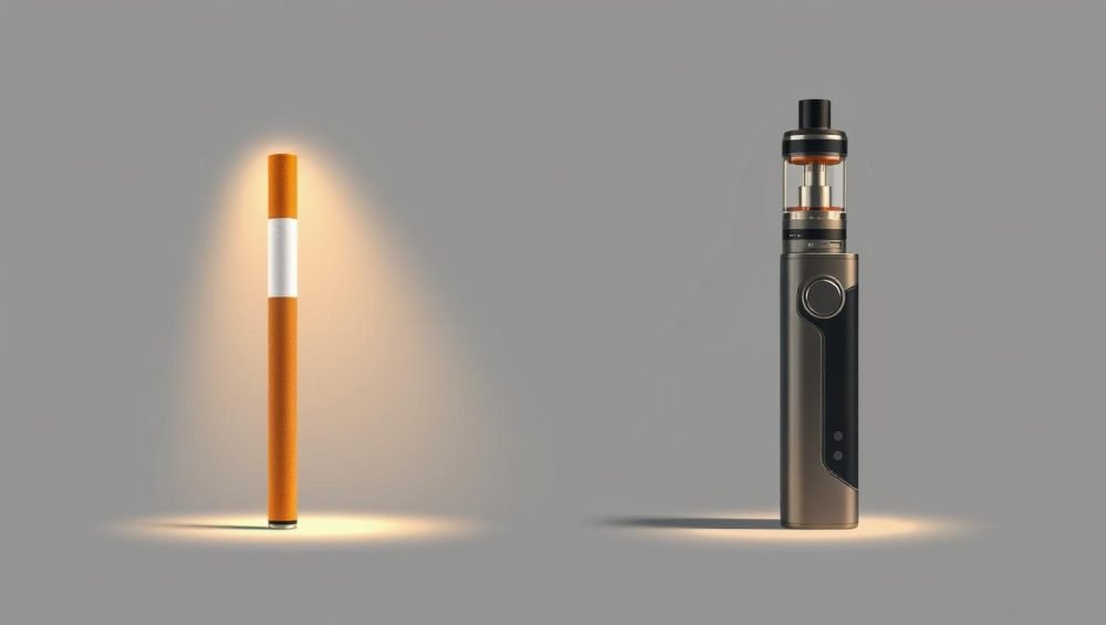 Vergleich Vapes und Zigaretten